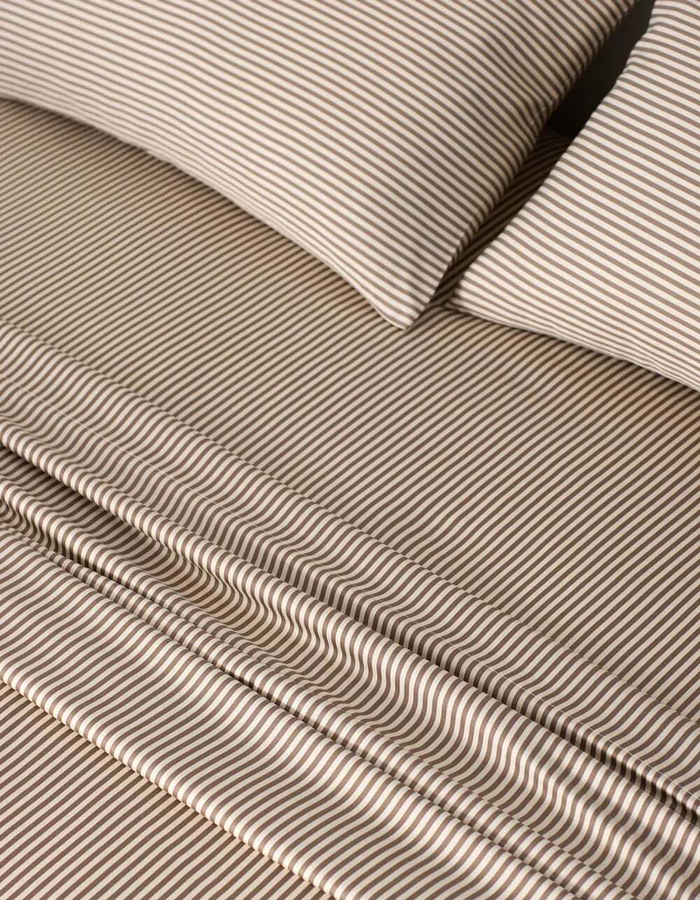Cozy Earth Bamboo Sheet Set - Classic Stripe in Ebony - Queen